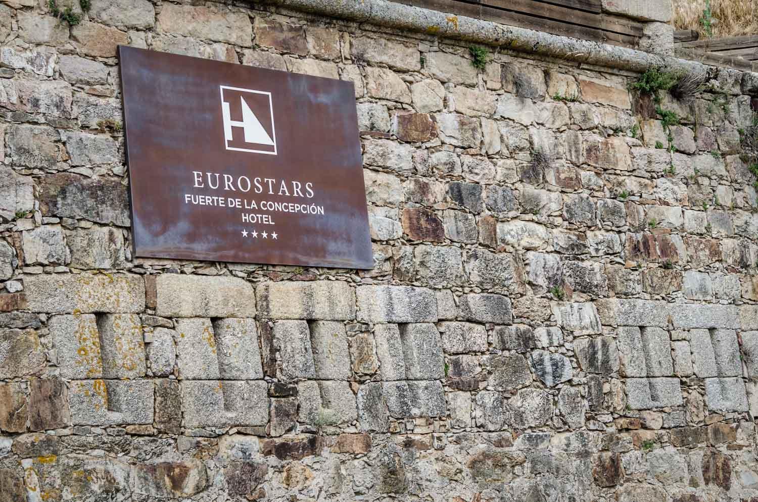 Eurostars Fuerte de la Concepción Hotel Aldea Del Obispo Exterior foto